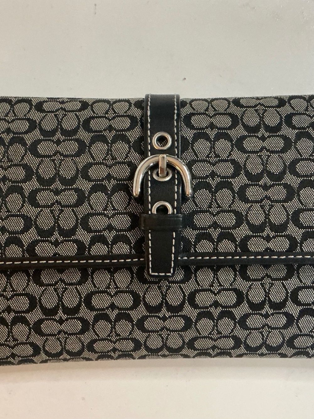 Signature COACH Long wallet - Picture 4 of 4